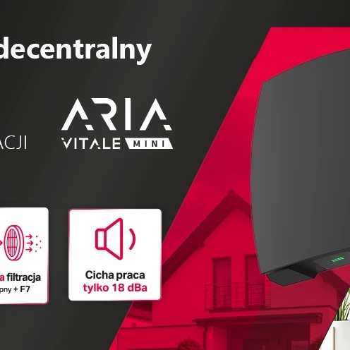 HEATPEX ARIA VITALE mini decentralizuotas rekuperatorius